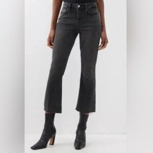 Frame Le Crop Black Jean